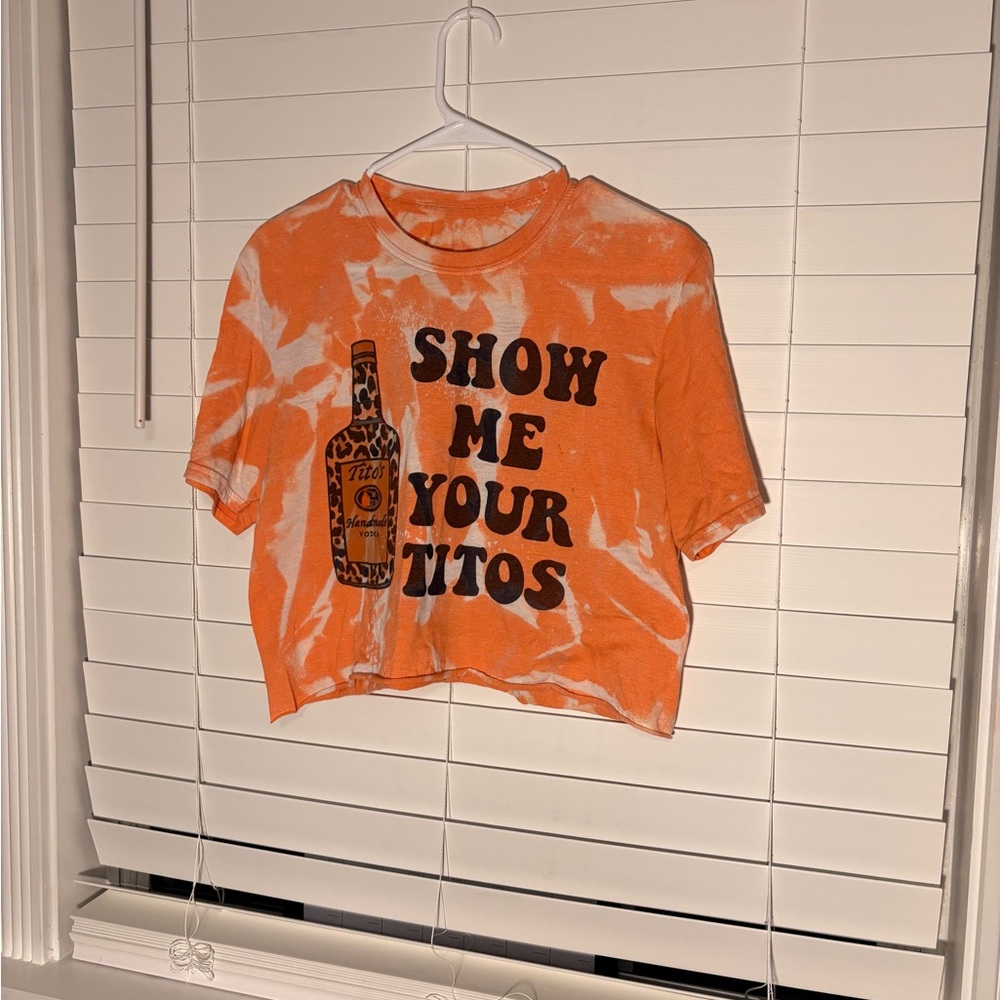 Orange Graphic Kids Shirt